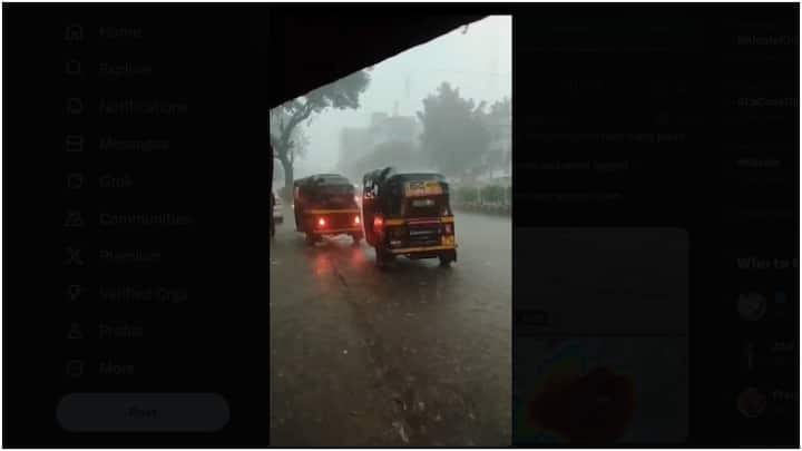 The suburban services on the Central and Western Railway were delayed, and road traffic slowed down due to poor visibility. (Source: X)