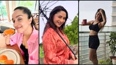 बारिश के लिए नुसरत ने छोड़ा वर्कआउट, तो माधुरी ने छाते के साथ किया रेन डांस
