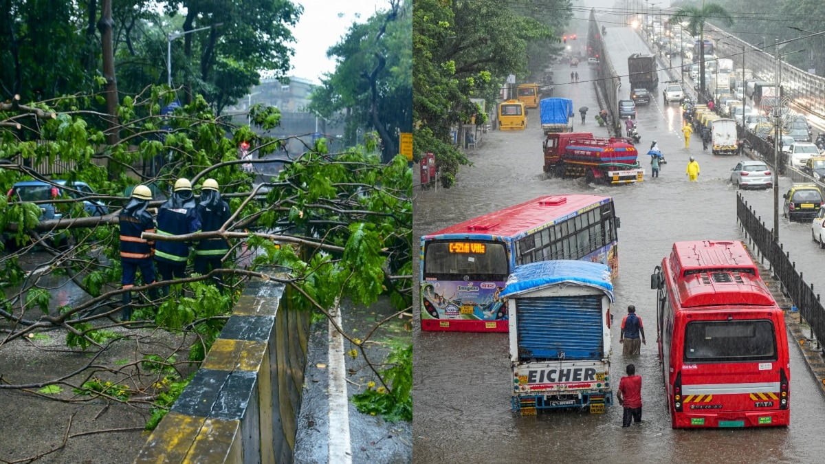 मुंबई में बारिश से त्राहिमाम, सड़कें जाम, इमारतें करवाई गईं खाली, देखे तस्वीरें
