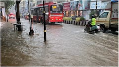 Monsoon Rains Batter Mumbai: Waterlogging Disrupts Traffic And Train Services — IN PICS