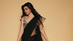 Sushmita Sen: सुष्मिता सेनचा ग्लॅम लूक; ब्लॅक साडीत वेधलं चाहत्यांचं लक्ष!