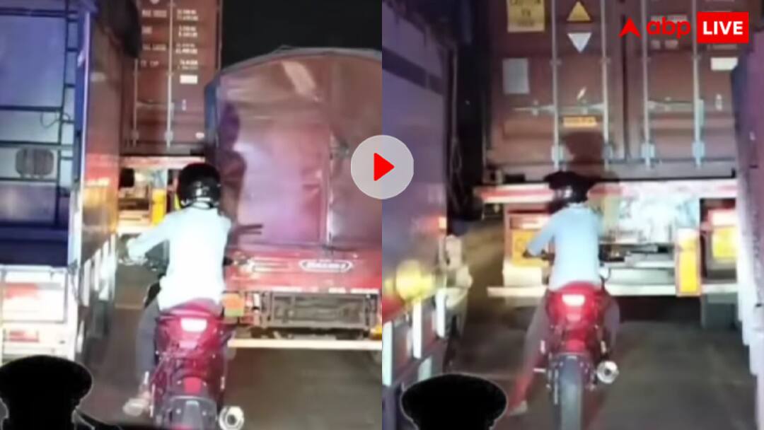 Bike rider cleared the traffic to give way to ambulance video goes viral on internet 'भाई ने दिल खुश कर दिया...', एंबुलेंस को रास्ता दिखाने के लिए किया कुछ ऐसा काम- वीडियो हो गया वायरल