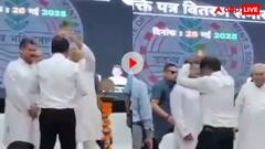 बिहार के लाल क्या हो गया हाल... नीतीश कुमार ने IAS अफसर के सिर पर रखा गमला, तो यूजर्स ने ले लिए मजे