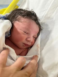 PHOTOS: सिर्फ पोता नहीं आया… ये सुकून का पल है! तेजस्वी बोले- जय हनुमान, रोहिणी ने रखा यूनिक नाम