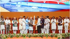 PM Modi Holds Grand Roadshow in Gandhinagar, Launches ₹5000-Cr Development Projects: IN PICS