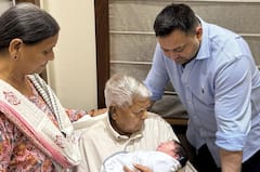 Tejashwi Yadav, Wife Rajshree Announce Birth Of Second Child, Lalu Yadav Shares Images—IN PICS
