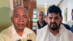यौन उत्पीड़न के एक मामले में बृजभूषण सिंह हुए बरी तो महाबीर फोगाट बोले, 'खिलाड़ियों को अपने...'