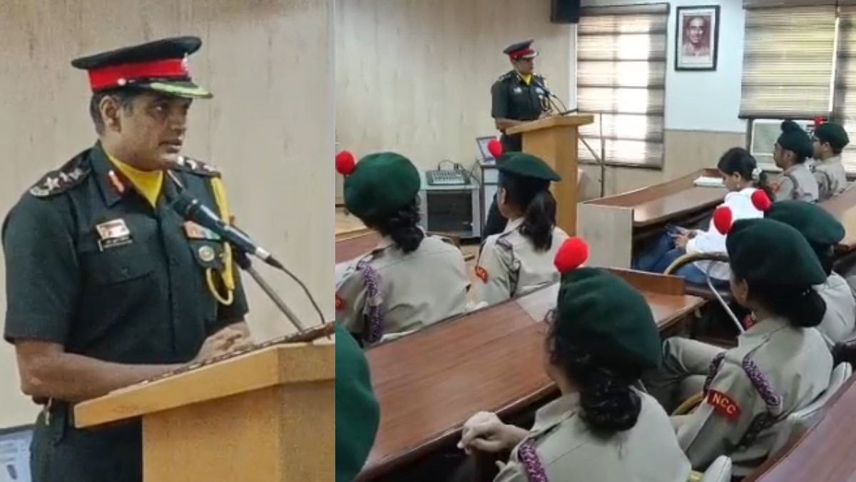Gurugram: सेक्टर-14 के DAV स्कूल में NCC कैंप का आयोजन, कर्नल एसके कौशिक ने छात्रों को दिया मंत्र