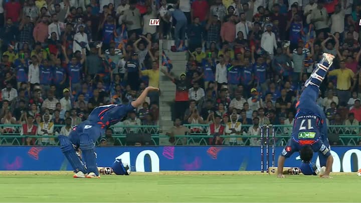 रिषभ पंतनं शतकानंतर अनोख्या पद्धतीनं सेलिब्रेशन केलं. रिषभच्या चाहत्यांनी त्याच्या या खेळीची पूर्ण सिझनमध्ये वाट पाहिली. अखेरच्या सामन्यात त्यानं शतक झळकावलं.