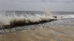 વલસાડ જિલ્લાના તિથલના દરિયામાં ઉછળ્યા ઊંચા મોજા, પ્રવાસીઓને તકેદારી રાખવા અપીલ