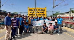 உலக சுற்றுச்சூழல் தினத்தை முன்னிட்டு ரயில் நிலையங்களில் பிளாஸ்டிக் பயன்பாடு ஒழிப்பு பிரச்சாரம்