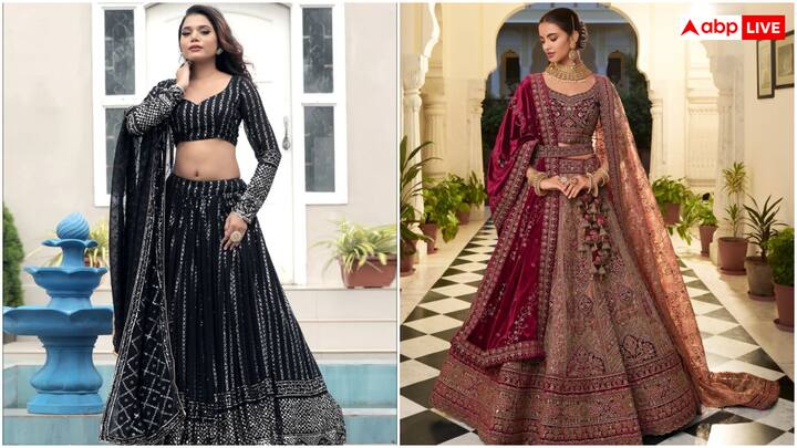 Lehenga-choli is a classic and grand option for Bakrid. In 2025, multi-caller lehenga, especially with floral prints and mirror work, is in trend. Light fabrics such as georgette and chiffon are comfortable and stylish in hot weather.