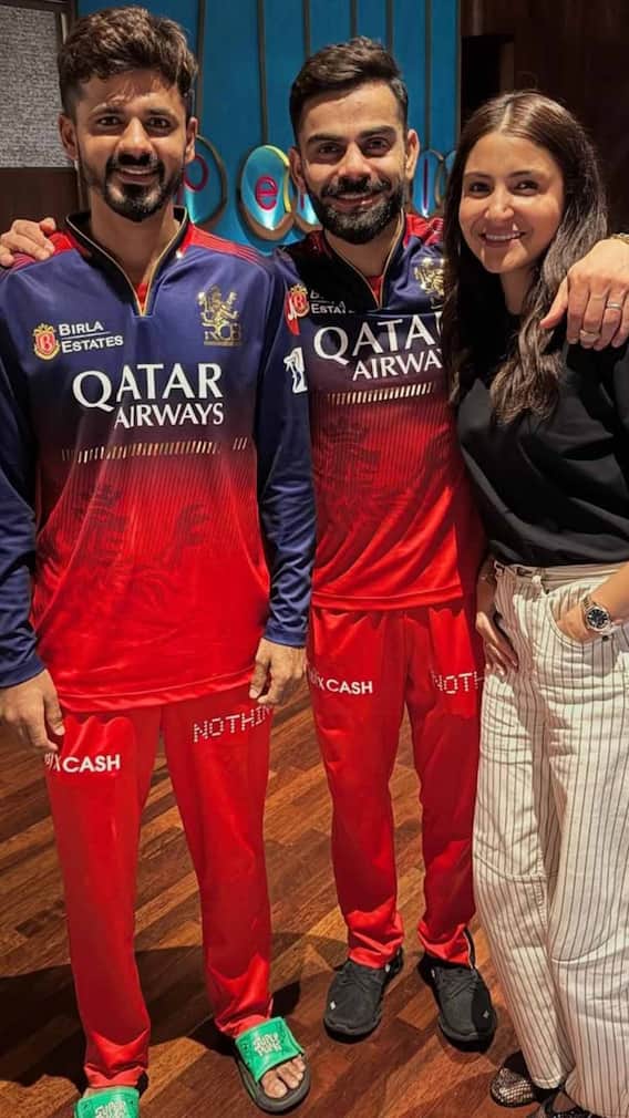 अनुष्का शर्मा और विराट कोहली ने यूं मनाया RCB की जीत का जश्न