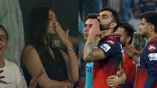 Watch: विराट कोहली ने बीच मैदान से दी 'फ्लाइंग किस', अनुष्का शर्मा ने किया कुछ ऐसा; वायरल हुआ वीडियो