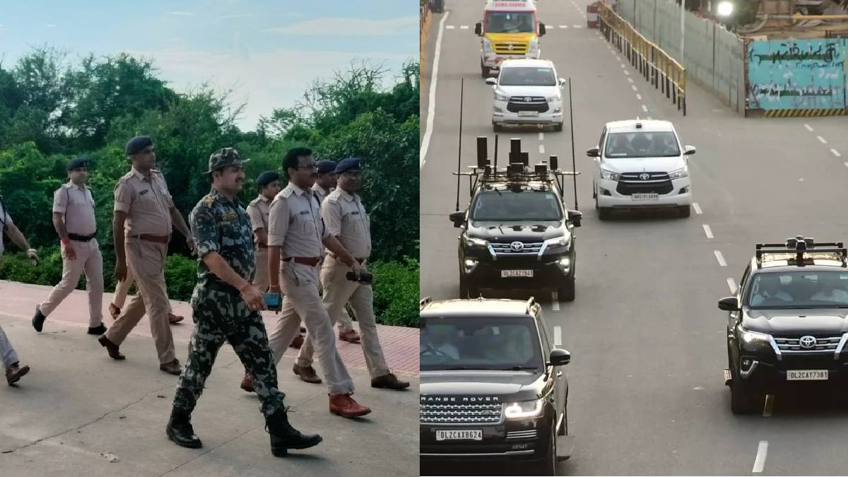PM मोदी के रोड शो से पहले पटना में पीएम कारकेड की फुल ड्रेस रिहर्सल, जानें कैसी है तैयारी