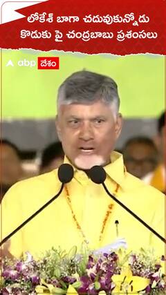 లోకేశ్ బాగా చదువుకున్నోడు..చంద్రబాబు ప్రశంసలు