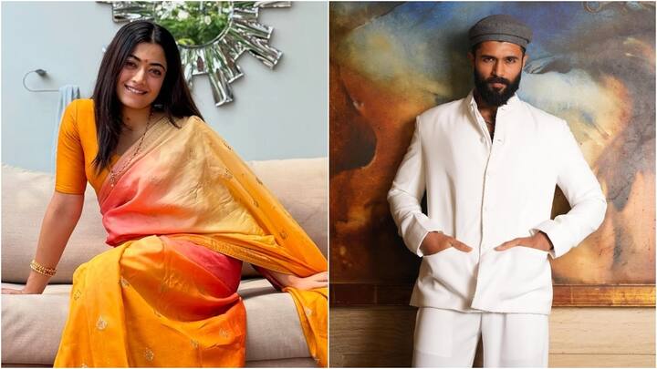 Rashmika Mandanna posted stunning Instagram photos wearing a vibrant yellow saree.