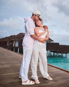 Inside Ankita Lokhande & Vicky Jain’s Dreamy Maldives Vacation Look