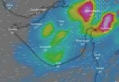 Gujarat Rain: વીજળીના કડાકા અને ભારે પવન સાથે ધોધમાર વરસાદની આગાહી 