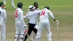 દક્ષિણ આફ્રિકા અને બાંગ્લાદેશના ખેલાડી વચ્ચે થઈ ઝપાઝપી, હેલ્મેટ ખેંચ્યું,બેટ લઈને મારવા દોડ્યો બેટ્સમેન; જુઓ વીડિયો