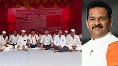 विठ्ठल कारखान्याचे कामगार आणि व्यापारी आक्रमक, 347 कोटींचा भ्रष्टाचार केल्याचा आमदार अभिजीत पाटलांवर आरोप, साखर आयुक्तालयासमोर 5 दिवसापासून आमरण उपोषण