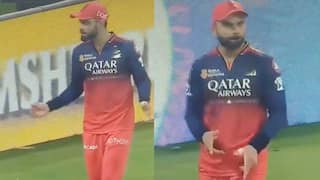 Virat Kohli Dance: 'अंखियों से गोली मारे' गाने पर कोहली ने बीच मैदान पर किया डांस, वीडियो वायरल