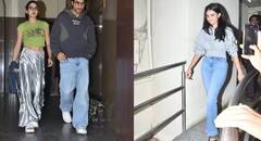 મૂવી ડેટ પર રૂમર્ડ ગર્લફ્રેન્ડ પલક તિવારી સાથે સ્પોર્ટ થયો ઇબ્રાહિમ અલી ખાન