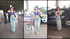 Dhanashree Verma Airport Look: क्रॉप टॉप संग डेनिम स्कर्ट पहनकर एयरपोर्ट पर धनश्री ने मारी स्टाइलिश एंट्री, फोटोज वायरल