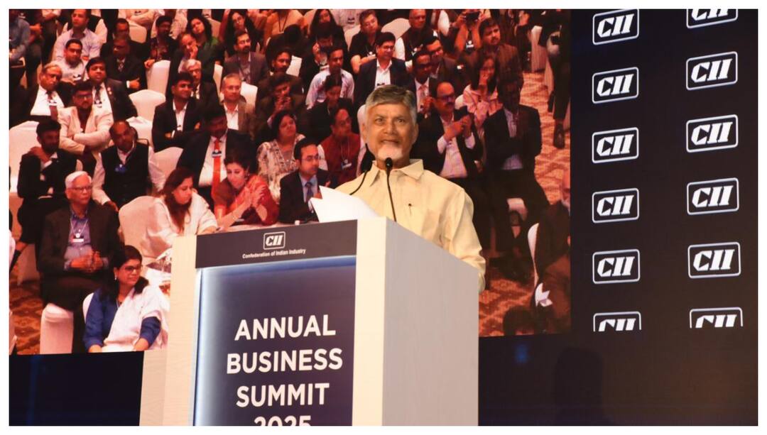 Chandra Babu:ప్రతి నియోజకవర్గానికి ఒక పారిశ్రామిక పార్క్- దిల్లీలో చంద్రబాబు కీలక వ్యాఖ్యలు AP Chief Minister Chandrababu Naidu announced at the CII annual meeting held in Delhi that there will be one industrial park for each constituency Chandra Babu:ప్రతి నియోజకవర్గానికి ఒక పారిశ్రామిక పార్క్- దిల్లీలో చంద్రబాబు కీలక వ్యాఖ్యలు