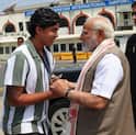 PM Modi met Vaibhav Suryavanshi: పాట్నా ఎయిర్‌పోర్టులో చిచ్చరపిడుగు వైభవ్ సూర్యవంశీపై ప్రధాని మోదీ ప్రశంసలు