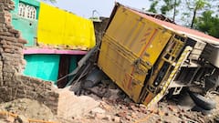 Akola Accident News: भीषण अपघात! जनावरांची तस्करी करणाऱ्या वाहनाचा पाठलाग करताना ट्रक थेट घरावर आदळला,अन्...