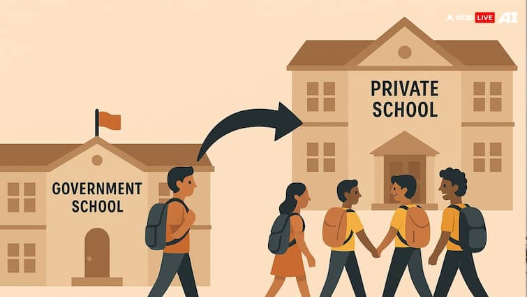 सरकारी स्कूलों छोड़ रहे स्टूडेंट्स, प्राइवेट स्कूलों में बढ़ रहा दाखिला, शिक्षा मंत्रालय ने जताई