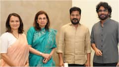 అఖిల్ పెళ్లికి తెలంగాణ సీఎం రేవంత్ రెడ్డిని ఆహ్వానించిన నాగార్జున, అమల దంపతులు