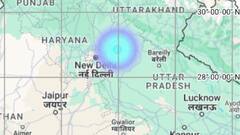 2.7 Magnitude Earthquake Hits UP's Meerut