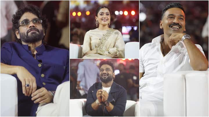 Rashmika At Kuberaa Audio Launch: ధనుష్, నాగార్జున, రష్మిక నటించిన సినిమా 'కుబేరా'. ఆదివారం (జూన్ 1) రాత్రి చెన్నైలో గ్రాండ్‌గా ఆడియో లాంచ్ జరిగింది. ఫోటోల్లో స్టార్స్ సందడి చూడండి. 