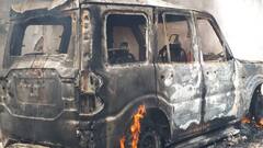 ग्रामीणों ने सड़क जाम कर पुलिस वाहन को किया आग के हवाले, मसौढ़ी में पुलिसिया पिटाई से शख्स की मौत का आरोप