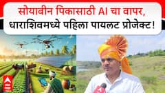 Ranajagjitsinha Patil on AI : सोयाबीन पिकासाठी AI चा वापर, धाराशिवमध्ये पहिला पायलट प्रोजेक्ट