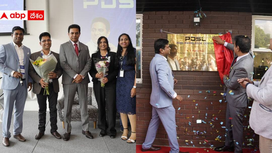 BRS Working President KTR successfully completes UK tour and reaches Dallas KTR News: యూకే పర్యటన ముగించుకుని, డల్లాస్‌ చేరుకున్నకేటీఆర్- బీఆర్ఎస్ రజతోత్సవాలకు హాజరు