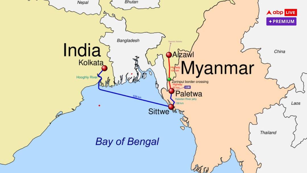 Why Kaladan Project Is Crucial For India's 'Act East' Policy Kaladan Multimodal Transit Transport Project Is Crucial For India's Act East Policy abpp Why Kaladan Project Is Crucial For India's 'Act East' Policy