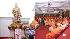 Shah Meets Monks At Vivekananda’s Kolkata Home, Told Of ‘Atrocities’ On Hindus, Infiltration