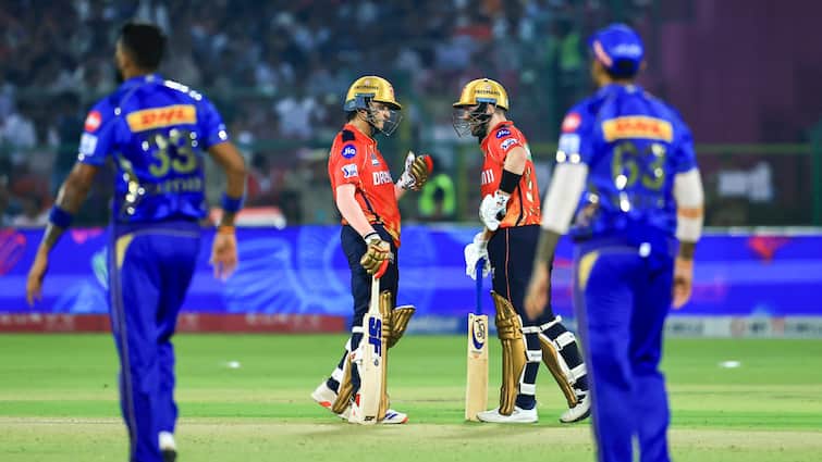 PBKS vs MI क्वालीफ़ायर-2 में अगर आज हो गई बारिश तो कौन सी टीम बिना खेले हो जाएगी बाहर, जानिए नियम pbks vs mi qualifier 2 no reserve day if punjab kings vs mumbai indians match washed out then this team will go in the ipl 2025 final PBKS vs MI क्वालीफ़ायर-2 में अगर आज हो गई बारिश तो कौन सी टीम बिना खेले हो जाएगी बाहर, जानिए नियम