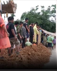 Imphal Flood news: इंफाल में बाढ़, घरों में गुस्सा पानी , सड़कें डूब गई