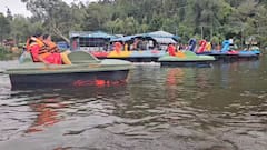 கொடைக்கானலில் நிறைவு பெரும் மலர்க்கண்காட்சி..படகு போட்டியில் மகிழ்ச்சியுடன் பங்கேற்ற சுற்றுலா பயணிகள்