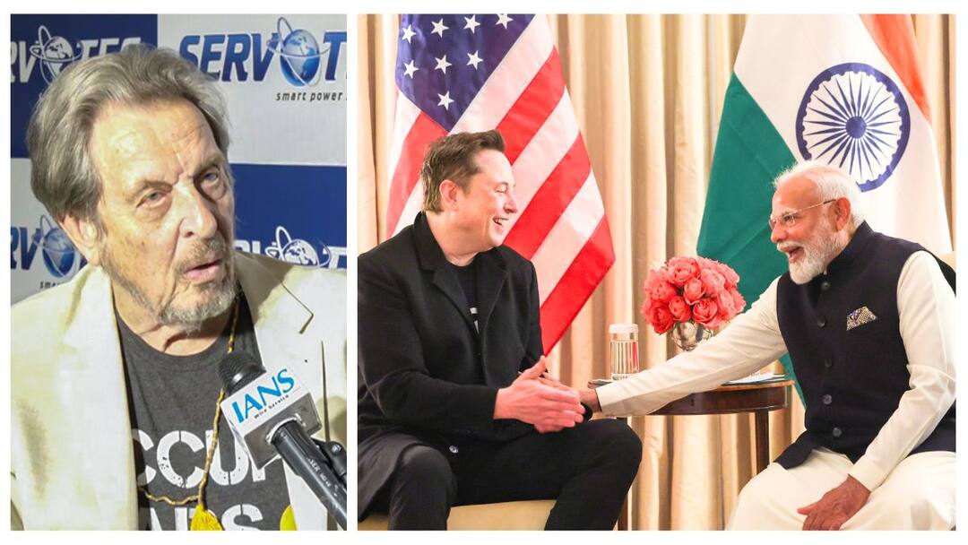 Tesla In India: 'আমি নিশ্চিত এখানেই টেসলার কারখানা হবে', ভারতে এসে এলন মাস্কের বাবা দিলেন আশ্বাস Tesla has to manufacture in India PM Modi and Elon will work it out soon says Errol Musk Tesla In India: 'আমি নিশ্চিত এখানেই টেসলার কারখানা হবে', ভারতে এসে এলন মাস্কের বাবা দিলেন আশ্বাস