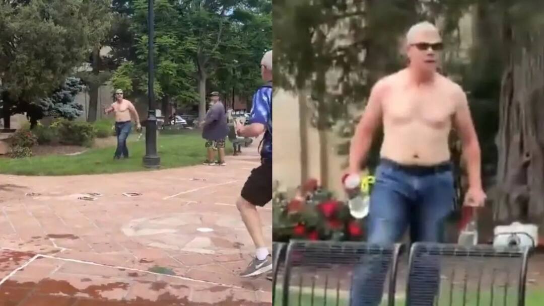 अमेरिका में शख्स ने फेंके फायर बम, कई घायल, लगाए 'फ्री फिलिस्तीन' के नारे colorado terror attack molotov cocktail thrown at jewish protesters injures six अमेरिका में शख्स ने फेंके फायर बम, कई घायल, लगाए 'फ्री फिलिस्तीन' के नारे