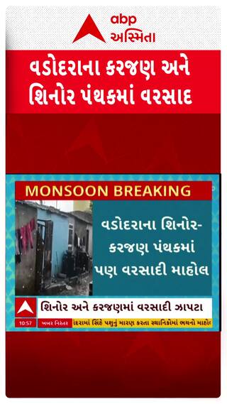 Vadodara Rain : શિનોર અને કરજણ પંથકમાં પણ જામ્યો વરસાદી માહોલ