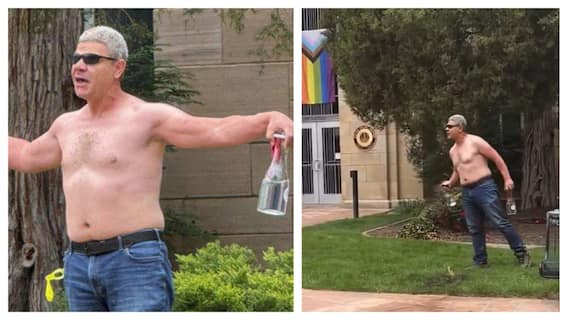 Man Attacks Pro-Israel Protesters With Fire Bombs In US, Yells 'Free Palestine'