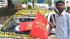 আরসিবির সমর্থনে লেবু-লঙ্কা দিয়ে গাড়ি সাজিয়ে স্টেডিয়ামে হাজির কোহলি ভক্ত