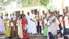 தேடிச்சென்று பாராட்டிய எம்.பி. ச.முரசொலி… ஆசிரியர்கள் நெகிழ்ச்சி