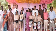 தஞ்சை மாவட்டத்தில் 2,18,290 மாணவ, மாணவிகள் பயன் பெறுகின்றனர்... மாவட்ட கலெக்டர் தகவல்